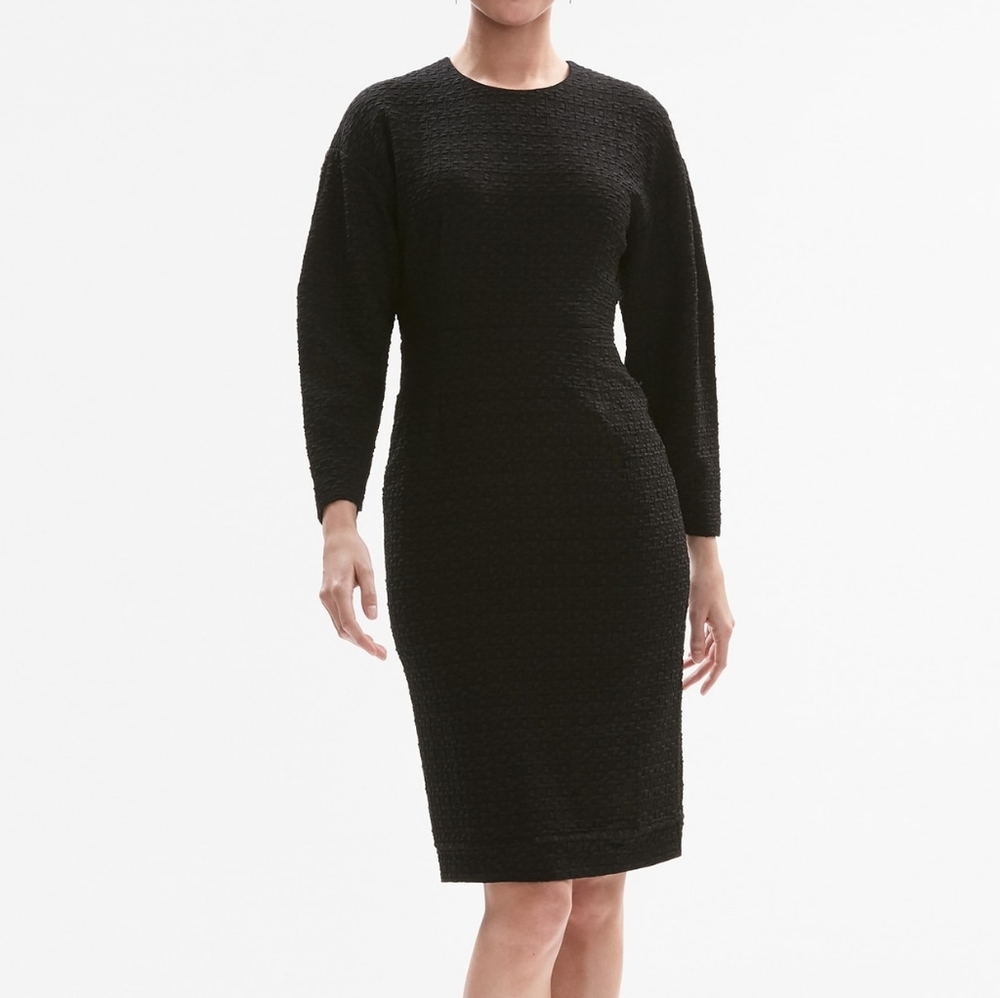NWT MM LAFLEUR THE ROSA DRESS IN GLYPH JACQUARD 0